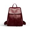 Spring and Summer Fashion Korean-style Trendy Backpack, Leather Women's Head Bag, Layer Leather Casual and Versatile Backpack