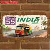 D Flat Pc Vintage Metal Sign for Decorative Purposes Only Outdoor Plaque Wall Decoration Aluminum Sign for India Route