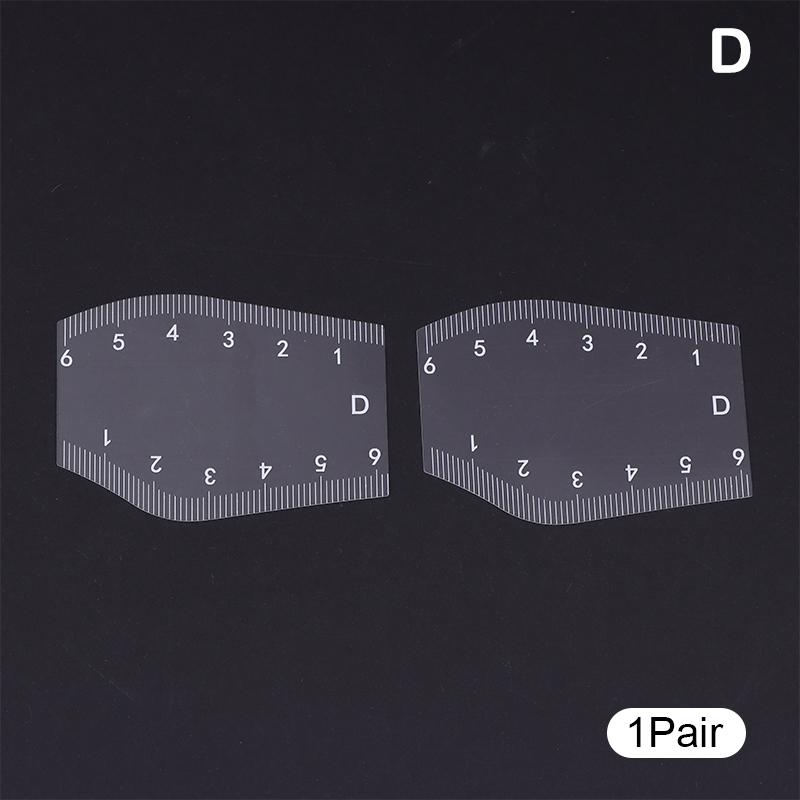 Beginner-Friendly Eyebrow Tattoo Makeup Tools with Quick Design Auxiliary Ruler Positioning Guide Tattoo Accessories