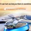 Solar-Powered Aircraft Car Perfume: High-End Aromatherapy Ornament for Men's Car Console.