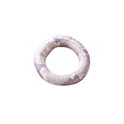 Handgefertigter Artikel Nepalesische Klangschale Matte Rund Rutschfest Donut-Form Matte Tuch Traditionelle Getränkebecher-Matte Yoga-Praxis