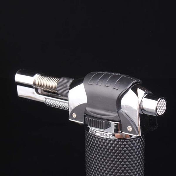 Jet Torch Lighter Gas Trip Flame Brazing Refillable Tool For Kitchen Baking Western Food Barbecue