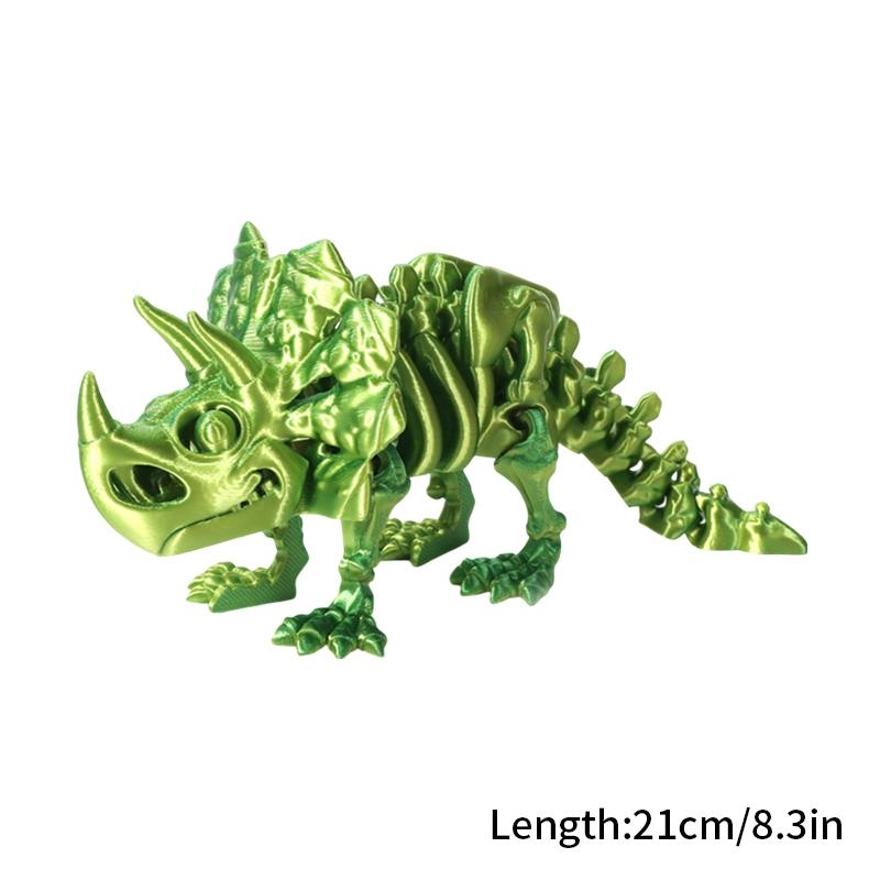 3D Printed Chinese Dragon Rotatable Dragons Kid Gifts Realistic Dragon Statue Landscaping Decoration Printed Figures Animals