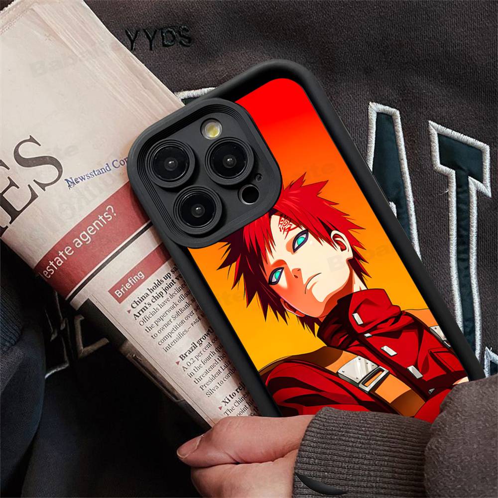 Anime Cartoon G-Gaara Phone Case For IPhone 17 16 15 14 13 12 11 Pro Max Anti Drop Soft Cover