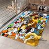 Cartoon Lady and the Tramp rug, suitable for bedroom, living room and other home décor, fluffy square rug, soft area rug, play