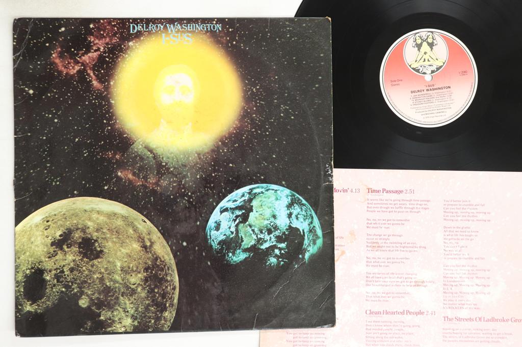 LP Record DELROY WASHINGTON - I-Sus V2060 Virgin 1976 UK Reggae, Ska & Dub Used