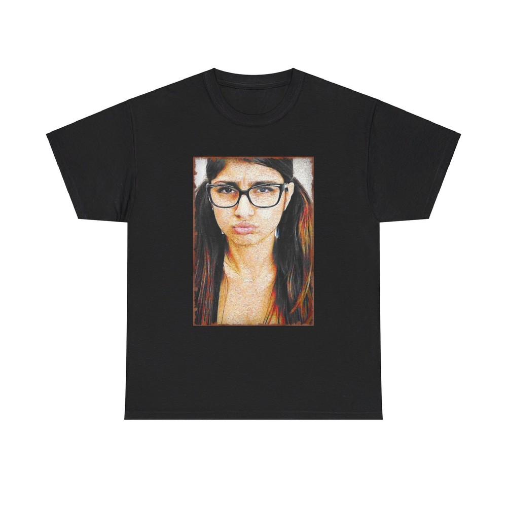 Mia Khalifa Shirt Funny Meme Graphic Unisex Heavy Cotton Tee S