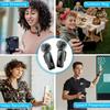 high qualityHITOZON Professional Wireless Lavalier Microphone with LED Power Display, Plug & Play, USB-C, Rechargeable Battery, Ideal for Content