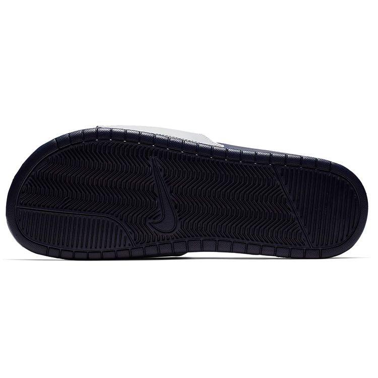 Nike Benassi JDI Soft Sole Foam Slide Sandals Men Sandals Gray Blue 343880-024