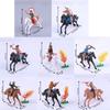 8Pcs Western Cowboy and Horse Figurines for Kids and Toddlers for Farm Or Home Decoration