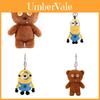 Chaveiro Urso de Pelúcia Adorável Minions Boneca Fofa Urso Tim Presente Para Crianças e Colecionadores