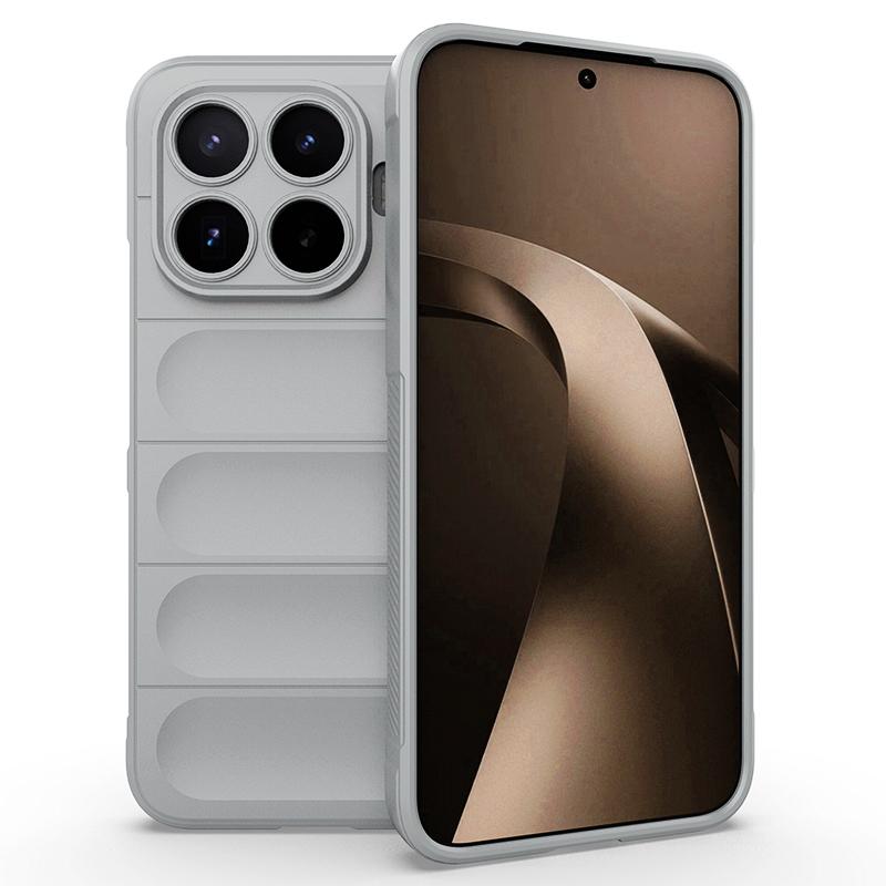 KEYSION Heavy Duty Shockproof Matte Phone Case for Xiaomi 17T Pro 5G Anti-skid Soft Silicone Phone Back Cover for Xiaomi 17T 5G