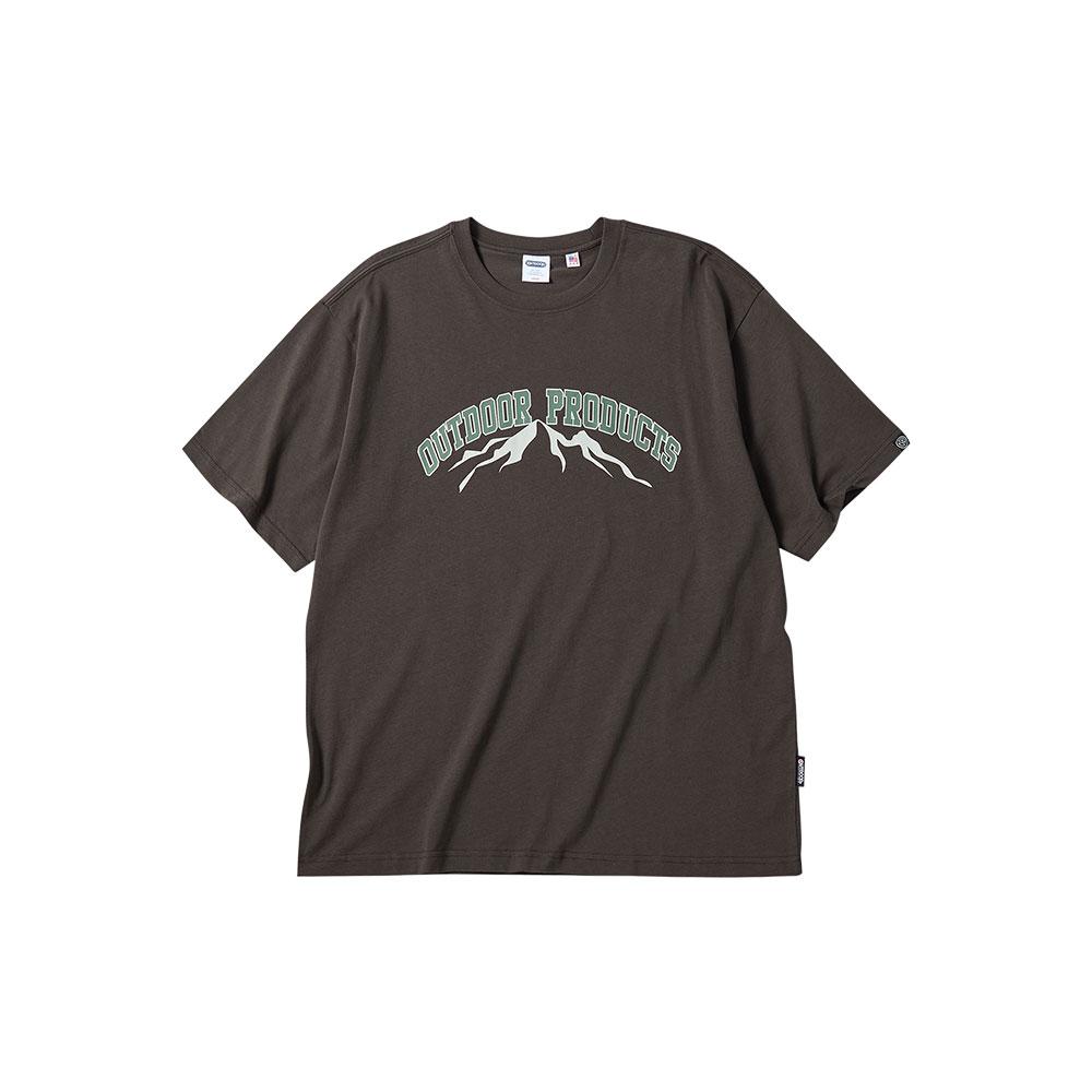 OUTDOOR PRODUCTS Mountain Arch Logo T-Shirt (Brown)