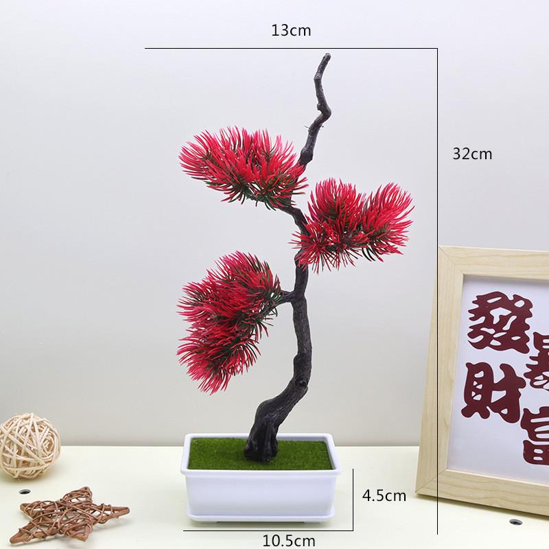 Densata Artificial Pinus Pineneedle Greenery Landscape Decor For Living Room