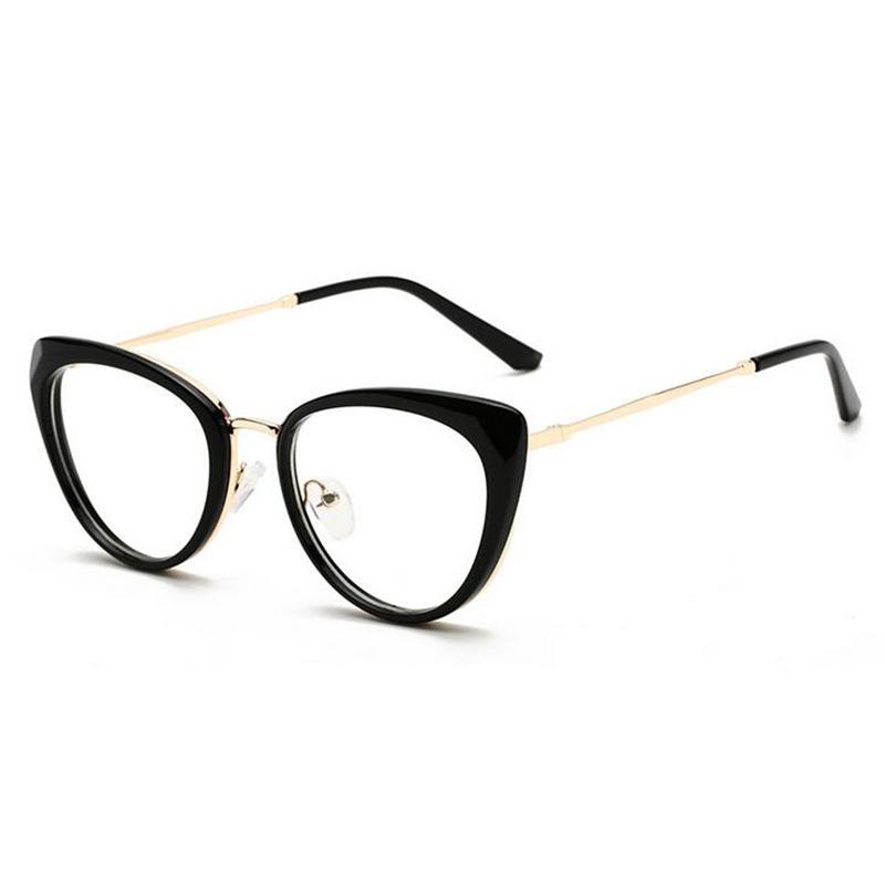 

Компьютерные очки с диоптриями «кошачий глаз», блокирующие синий свет, металлическая полурамка, очки для близорукости, диоптрии от 0 -0.5 -0.75 до -6.0 0