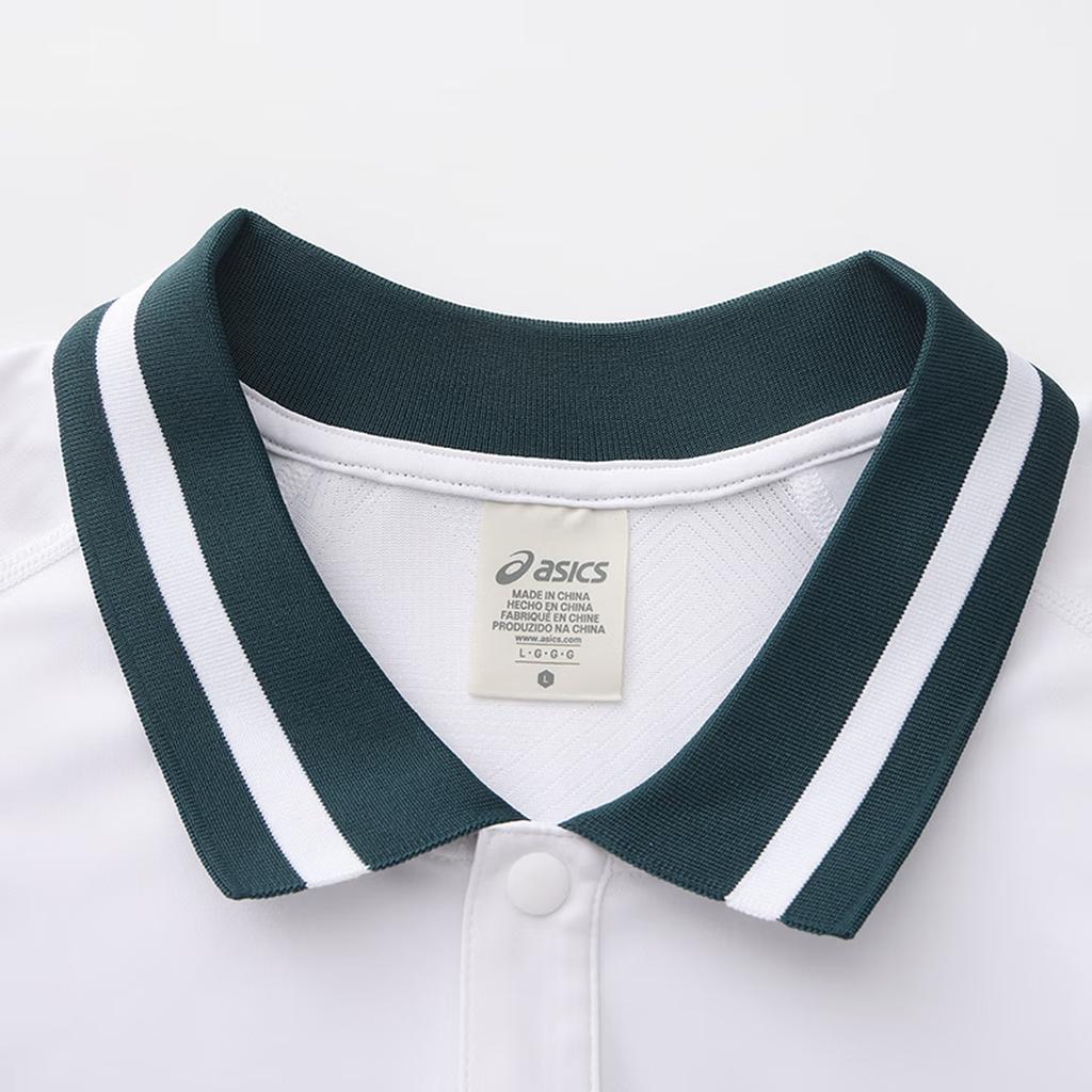 ASICS Breathable Quick-Dry Polo Shirt Men tops 2041A404-100
