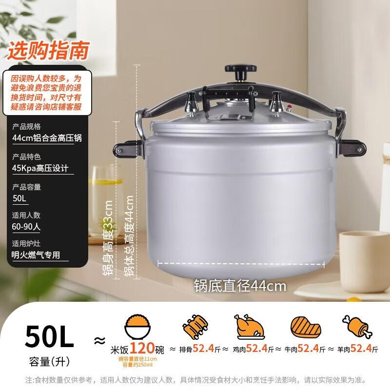 Shuangxi Large Capacity Gas Pressure Cooker