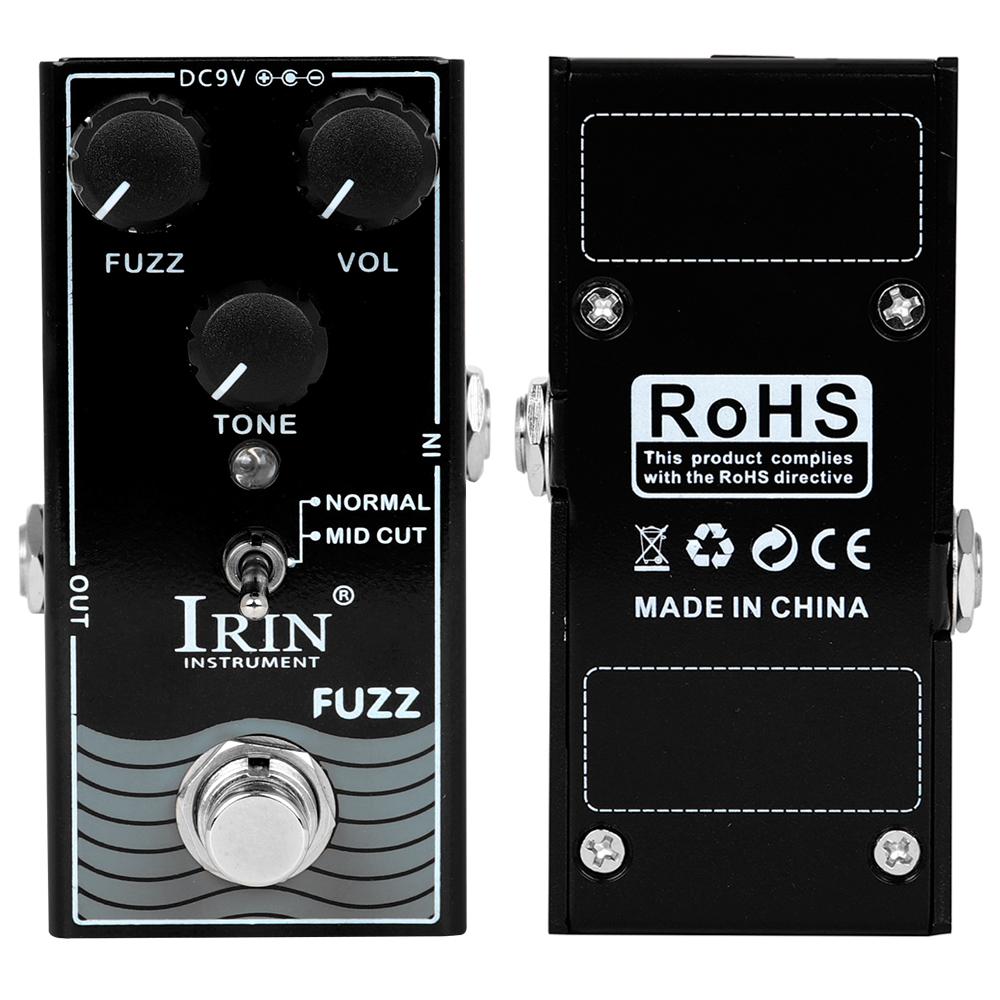 IRIN RF-11 FUZZ Guitar Effect Pedal Metal Shell Electric Guitar Fuzz Effect Pedal True Bypass Single Guitar Effects Pedal