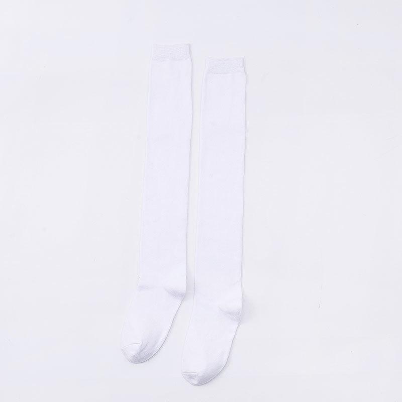 JK Korean Style Over-the-Knee Socks for Women – Spring/Autumn Mid-Calf, Japanese School Style, Slim-Fit.