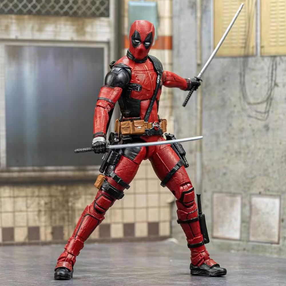 Marvel Series Deadpool 2 Action Figure For Desktop Decoration Ornaments Gift