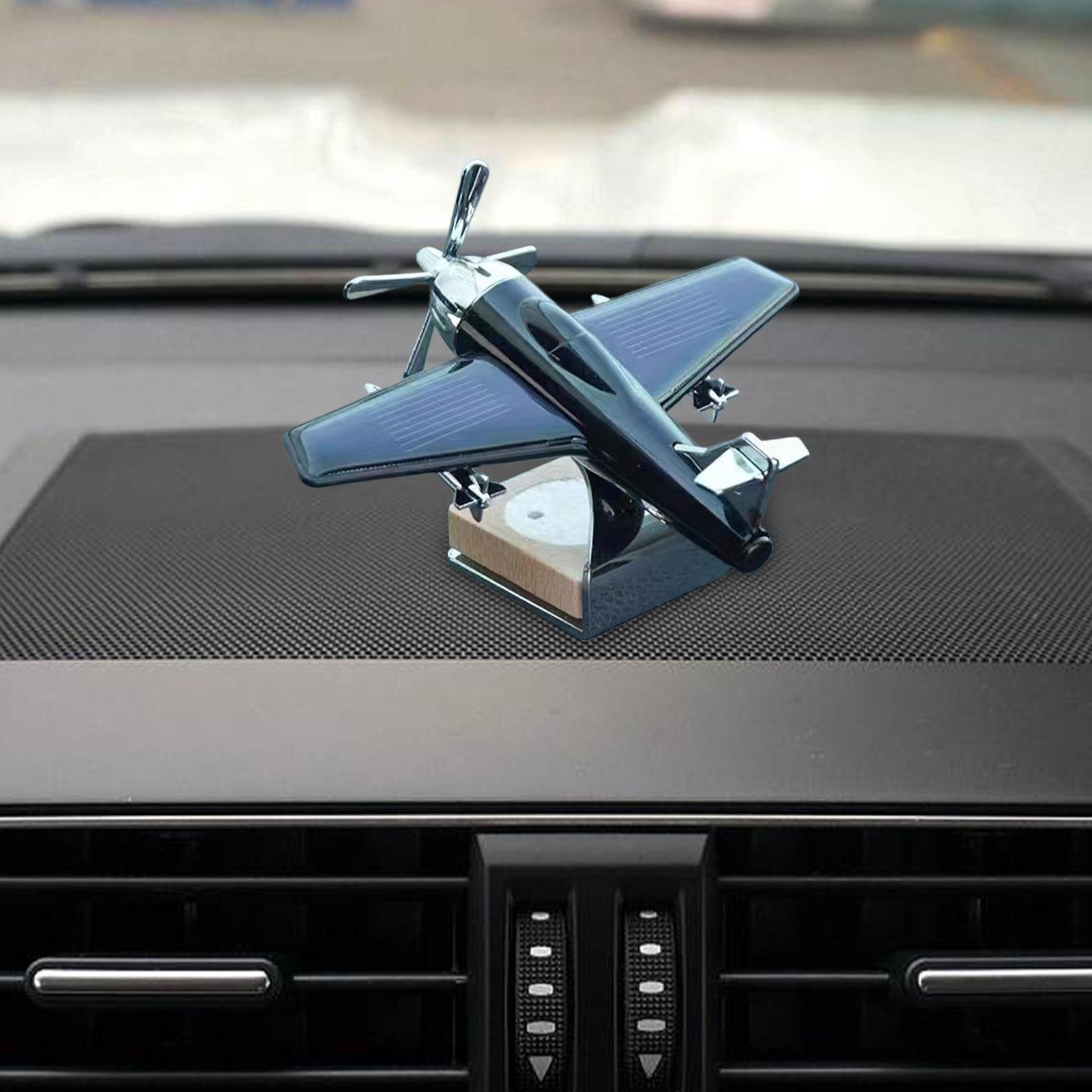 Perfume Diffuser Car Portable Home Ornament Solar Rotating Air Black