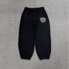 Pantaloni Jogger Stampati Streetwear Vestibilità Larga Uomo Donna Casual Hip Hop Gamba Larga Neri Grigio