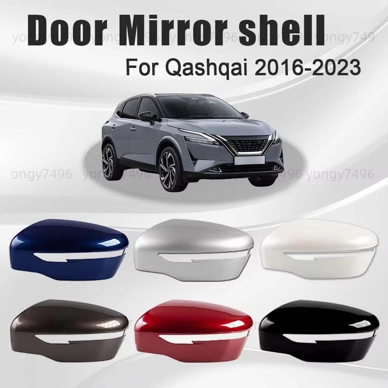 For Nissan Qashqai 2016 2017 2018     Outside Rearview Mirror Cover Cap Mirror Housing