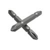 10-Piece 65mm Double-Ended PH2 Phillips Screwdriver Bits, S2 Material