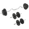 vidaXL Dumbbell and Barbell Set 30 Kg