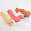 Mini Dachshund Squeeze Toy Stress Relief Simulated Dog Fidget Sensory Toy Soft Stretchy Animal Shape Home Office Desk Toy