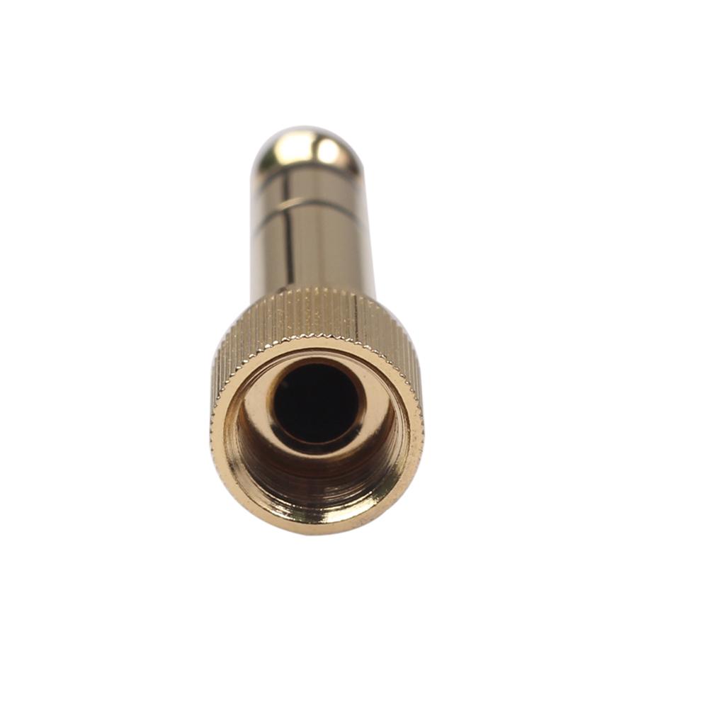 6.35mm Male To 3.5mm Female Plug Headphone Audio Adapter with 3.5mm Screw Jack Audio Video Cable Adapter Locking Cable