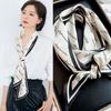 2024 Luxus-Seidenimitat-Schal - Lang, Schmal, Leichtes Halstuch