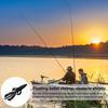 Shrimp Lure Fishing Bait with Twin Ridge Tails Realistic Looking Bright Color Portable Soft Bait Artificial Shrimp Lure