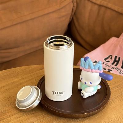 Tyeso Mini Compact Vacuum Flasks 304 Stainless Steel Vacuum Insulated Water Bottle Lightweight Travel Mug for Outdoor Office