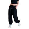 Women's High Waist Casual Chic Sweatpants: Spring/Summer Hong Kong Style, Loose, Slimming, Versatile, Cuffed.