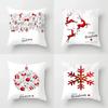 Christmas Themed Pillowcases Car Accessories Office Santa Claus Living Room Sofa Home Pillowcases