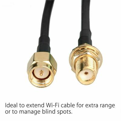 1 m bis 5 m SMA-Stecker auf Buchse Koaxial-Verlängerungskabel Antenne Wi-F Router