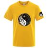 Tai Chi And Eight Trigrams Scenery 2025 New Unisexs Ordinary Thin Short Sleeve Round Neck Sport Fitness Breathable Tshirt