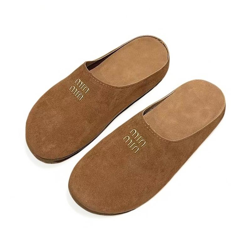 Light-soled Boken shoes bag head half slippers women's 2025 new spring and summer outer wear Boken lazy one-pedal sandals women