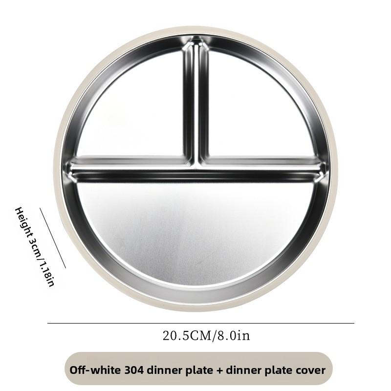 Dziecięcy Pokarm Uzupełniający Odporny na Upadki Izolowany Termicznie Klasy Spożywczej Dzielony Talerz Obiadowy