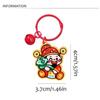 Creative The God of Wealth Keychain Lucky Chinese Style Keyring The God of Fortune Pendant  Unisex