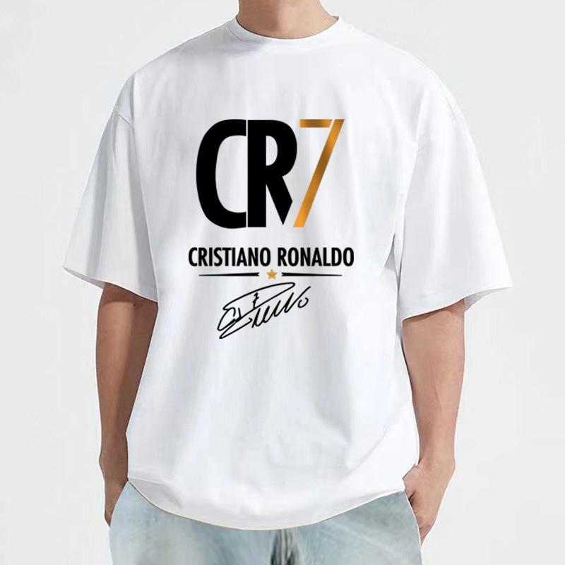 Men's Cotton Short-sleeved Fashion Printed Top Loose T-Shirts Men’s