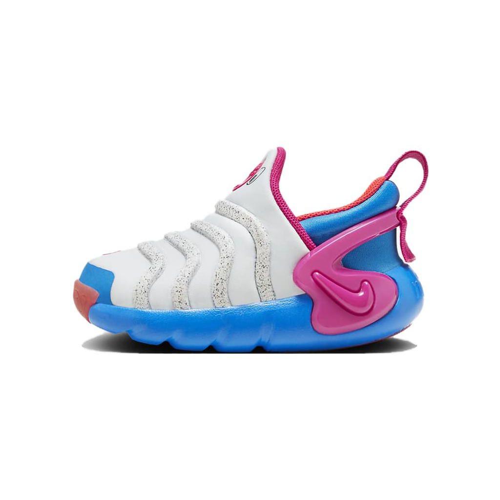 Nike Dynamo Go Soft Sole Comfortable Versatile Lightweight Non-Slip Low-Top Walking Shoes Baby Shoes White Blue Pink FB9099-400