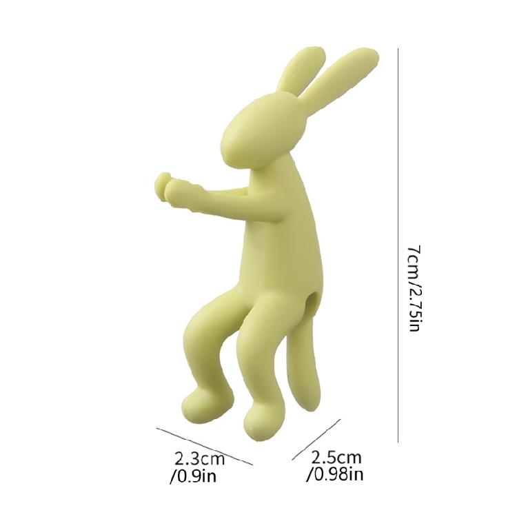 Playfulness Rabbits Plant Fixator Regulable Stem Support Stake for Indoor Outdoor Gardens Safe Gardening Accessory
