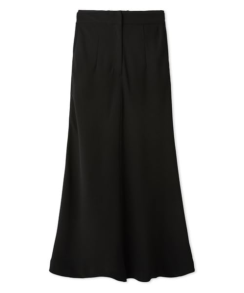 Emi Georgette Narrow Black Women's Skirt, 13WFS252064,