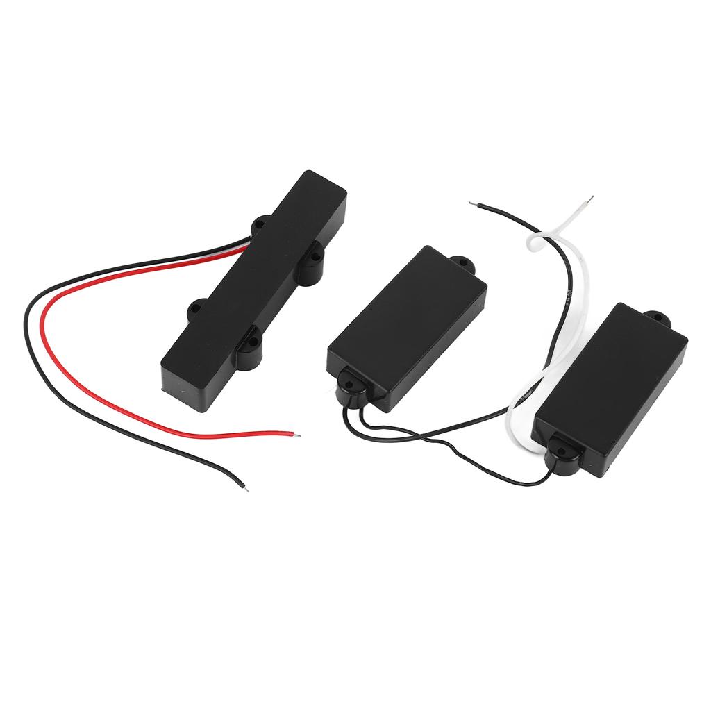 Closed Electric Bass Pickups Low Noise Powerful Output Guitar Enclosed Pickup Set Musical Instrument Accessories