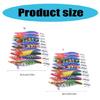 10Pcs/pack Saltwater and Freshwater Angling Shrimp Cuttlefish Jig Hook Squid Jig Fishing Lures Set with Shrimp Designs