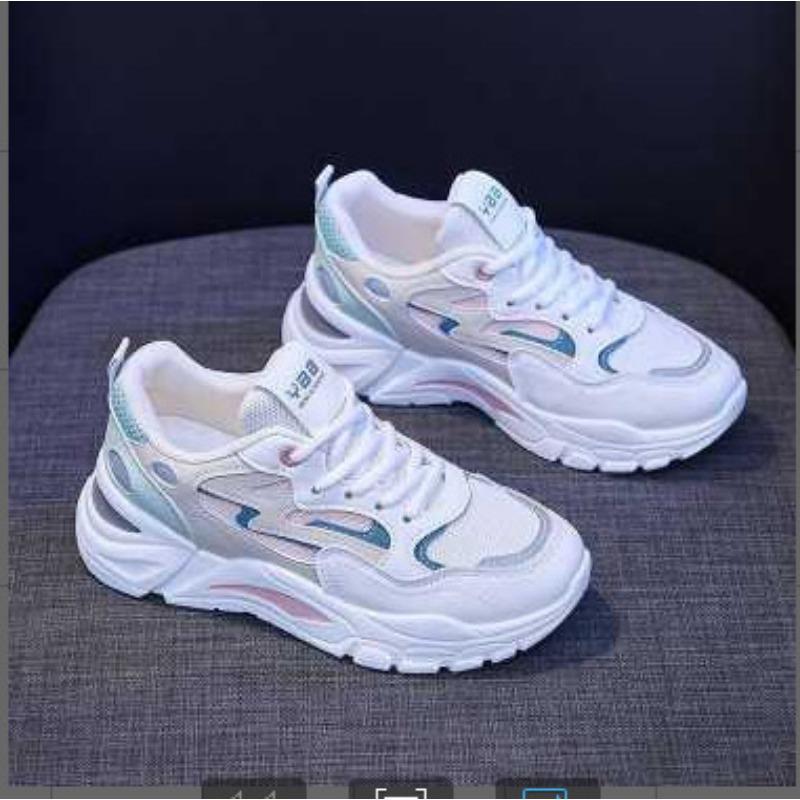Shoes women ing trendy new little white shoes spring and autumn mesh breathable student leisure sports net shoes versatile