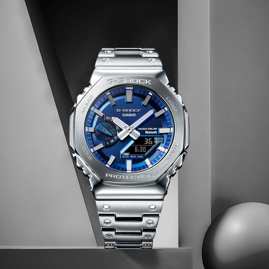 CASIO Unisex Full Metal Series Blue Watch GM-B2100AD-2APR