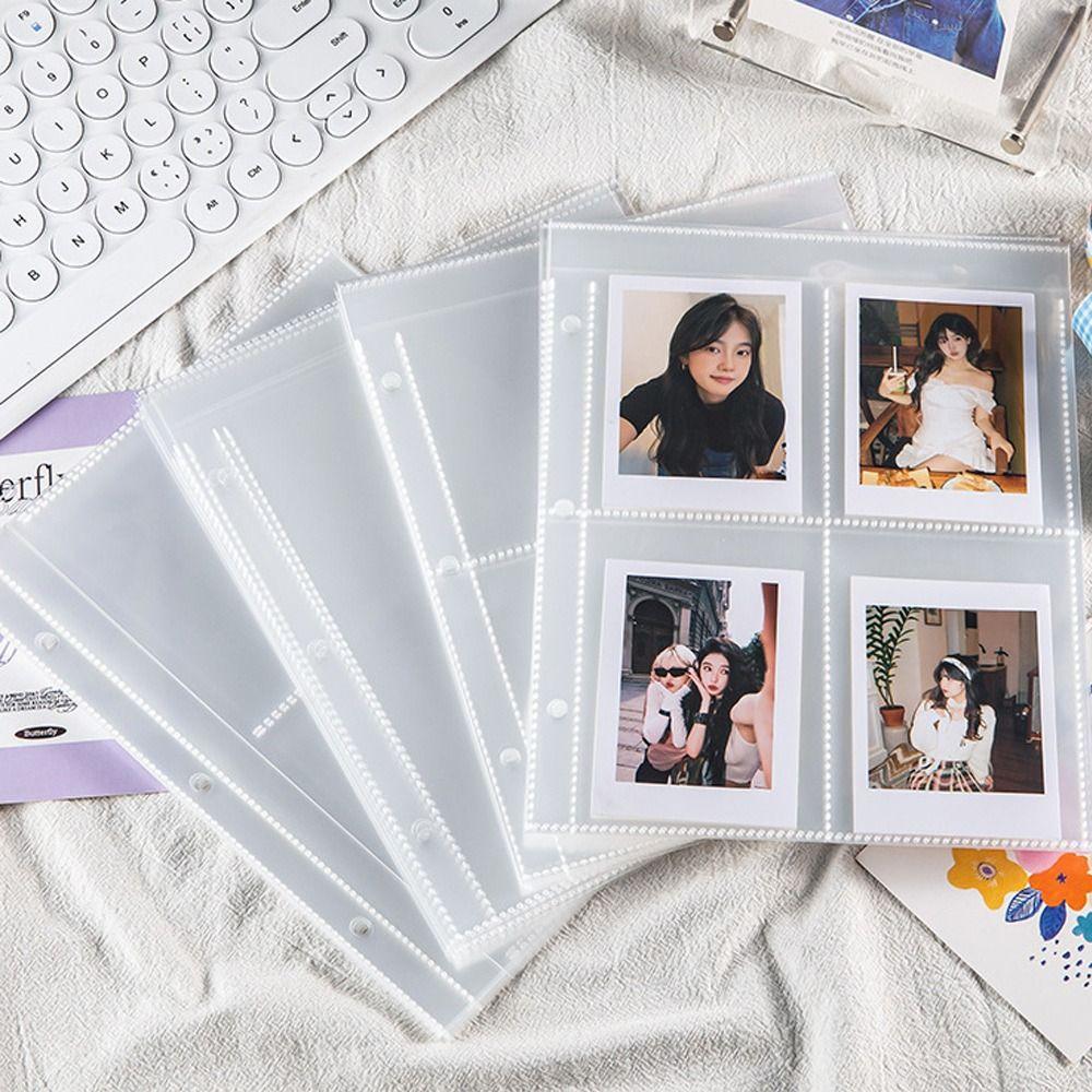 10PCS Transparent A4 Kpop Photocard  Binder Multiple Pockets Photo Album  Card